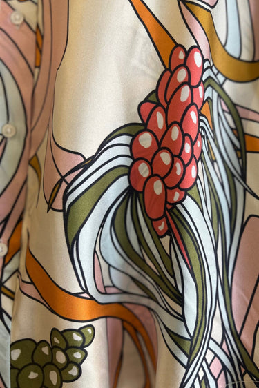 Brooks Silk Shirt - Corail-SHIRT-La Prestic Ouiston-Debs Boutique